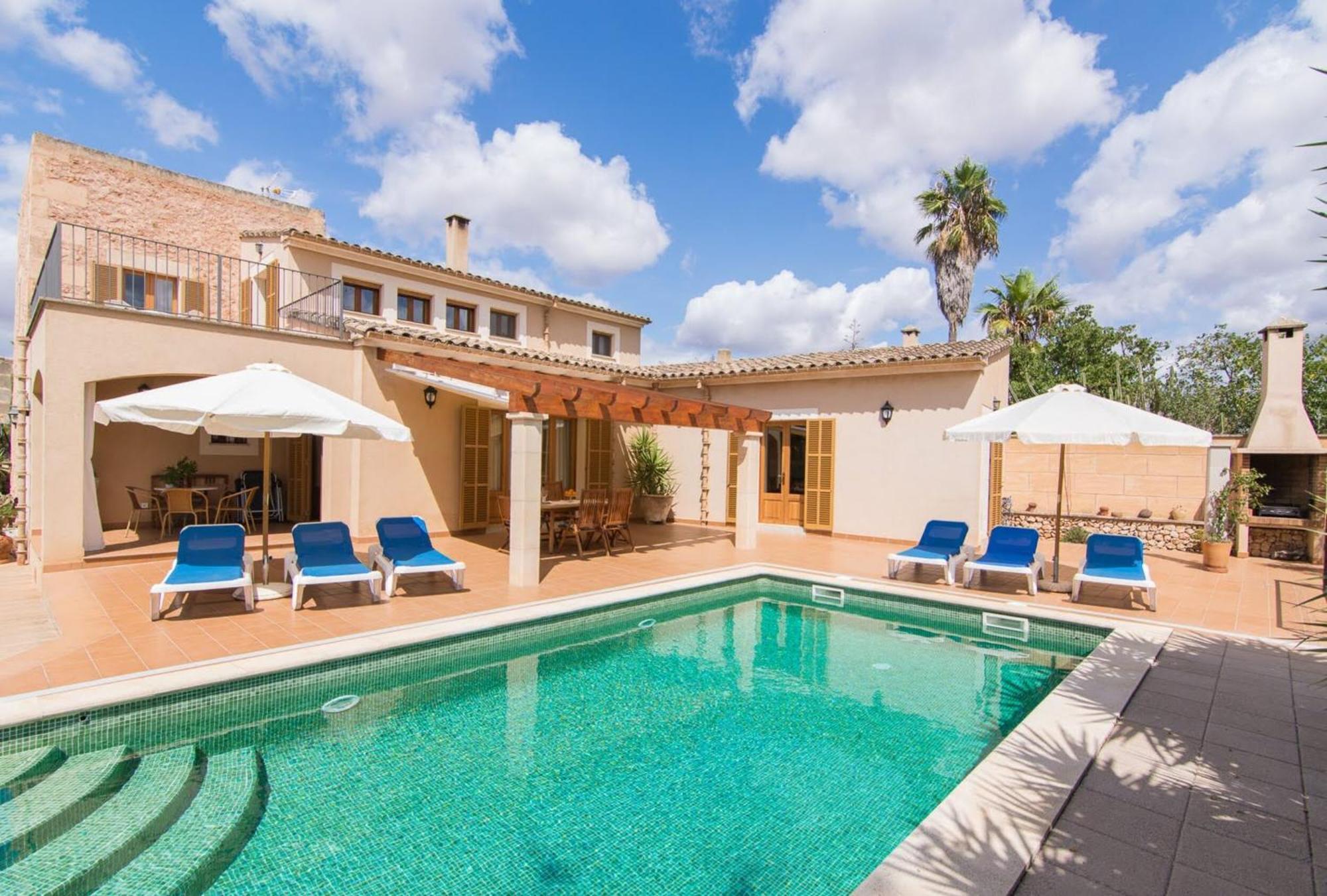 Casa Rural, Finca Rustica Con Piscina Cas Padrins De Campos, Mallorca 外观 照片